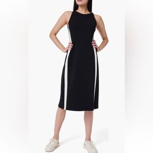 Elegant Black and White Dress